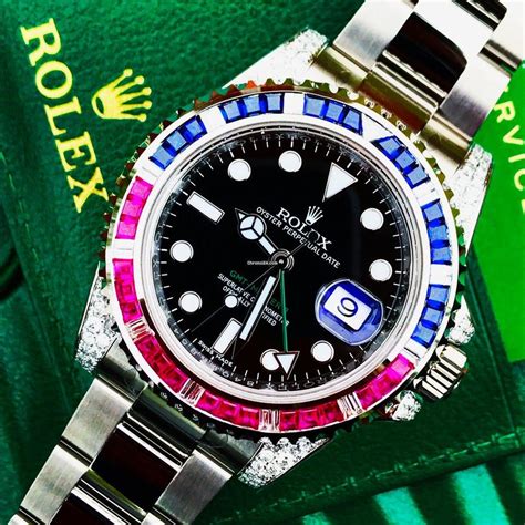 diamond pepsi rolex gmt|rolex gmt pepsi for sale.